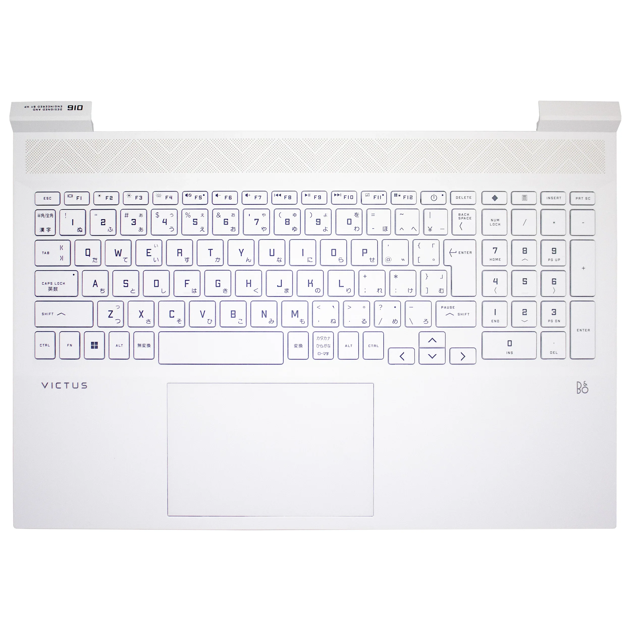 Original New Japanese Keyboard for HP OMEN 7 8 Victus 16-D 16-E TPN-Q263 TPN-Q264 Laptop Palmrest Upper Cover Top Case White