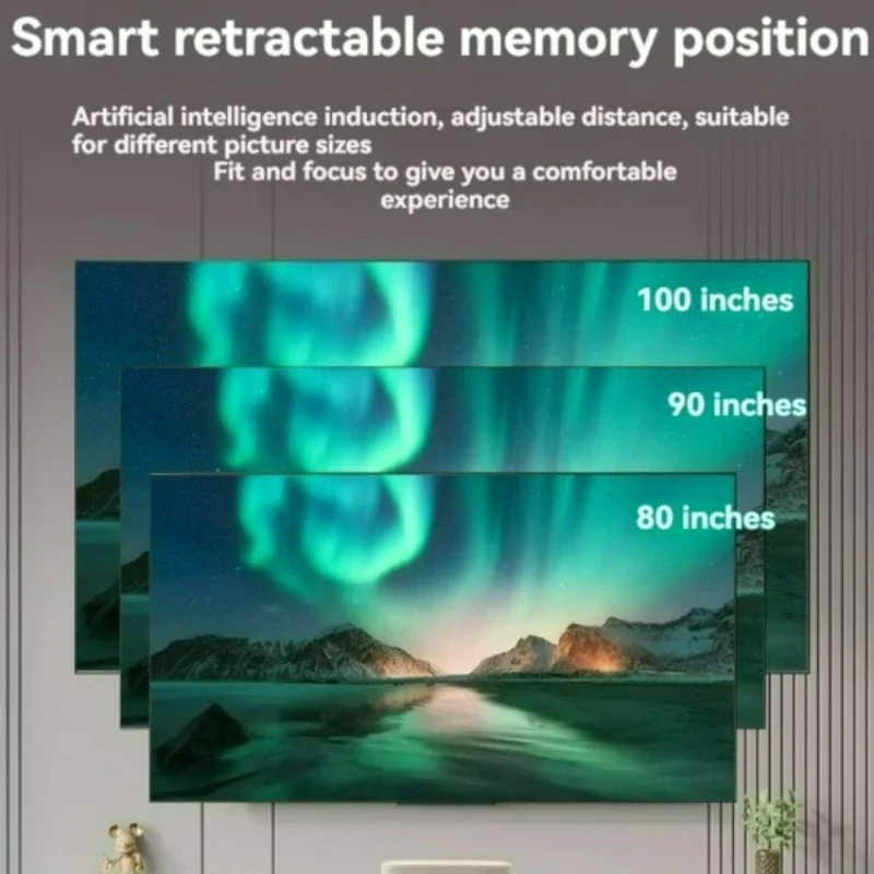 منصة تلسكوبية كهربائية منزلق ذكي لتلفزيون الليزر Xiaomi JmGo XGIMI Changhong Hisense Ultra Short Throw UST Projector