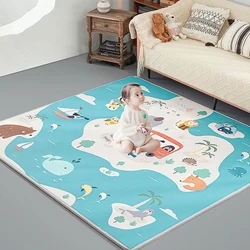 alfombra infantil alfombra plegable bebé XPE – tapis de jeu pour bébé, Double Surface pour ramper, tapis de développement pour enfants, pour activités de pépinière colchoneta piscina