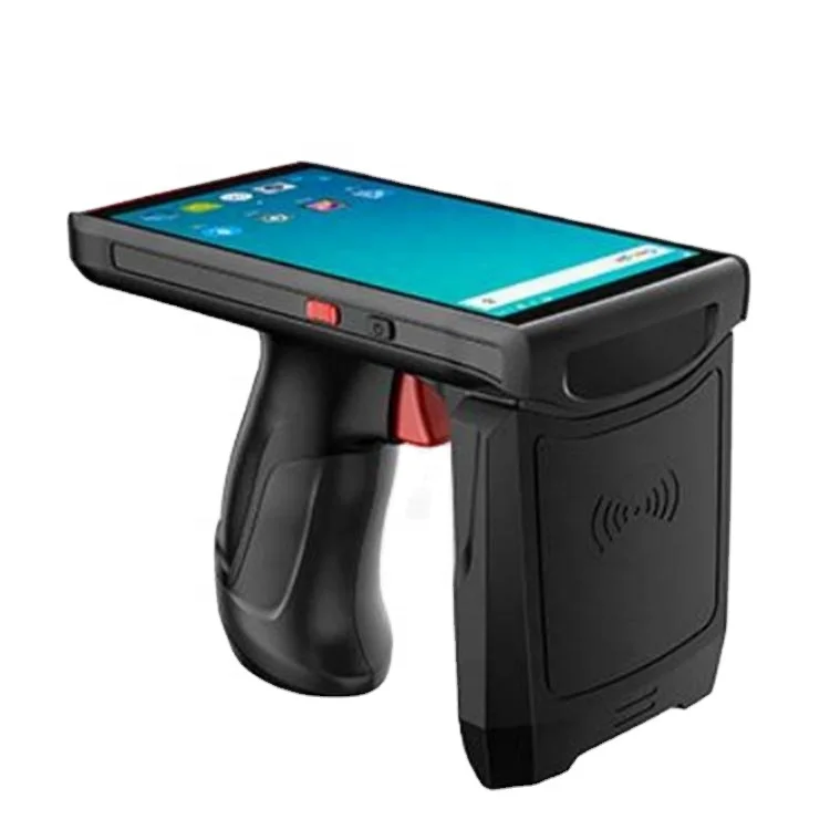 

10 Meters RFID UHF Reader Android 10 Handheld Long Range PDA 2D QR Code 64Bits Barcode Scanner