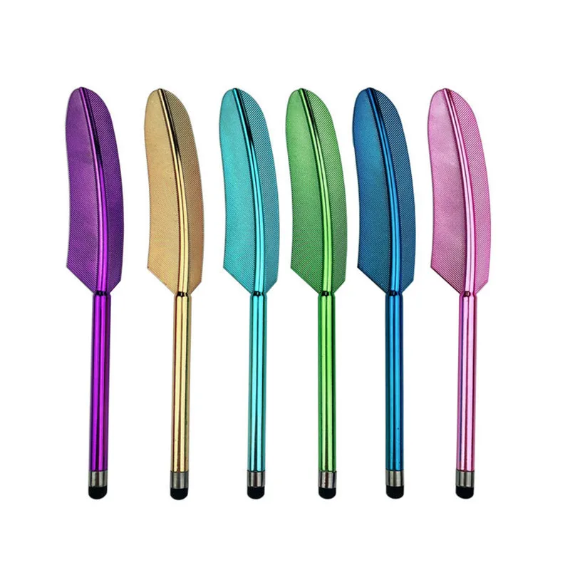 Nowy gorący 2 sztuk śliczne moda pióro kondensator pióro tablet/telefon stylus Novetly skraplacz stylus dla wszystkich inteligentne mobilne telefon Unisex