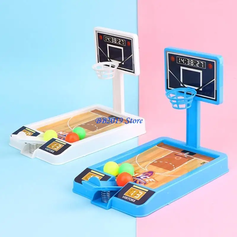 Q0KB Indoor Mini -Basketballspiel Set mit Hoop 3 Bällen Einfach interaktive Basketball -Schießspiel für Kleinkinder Alter 3+