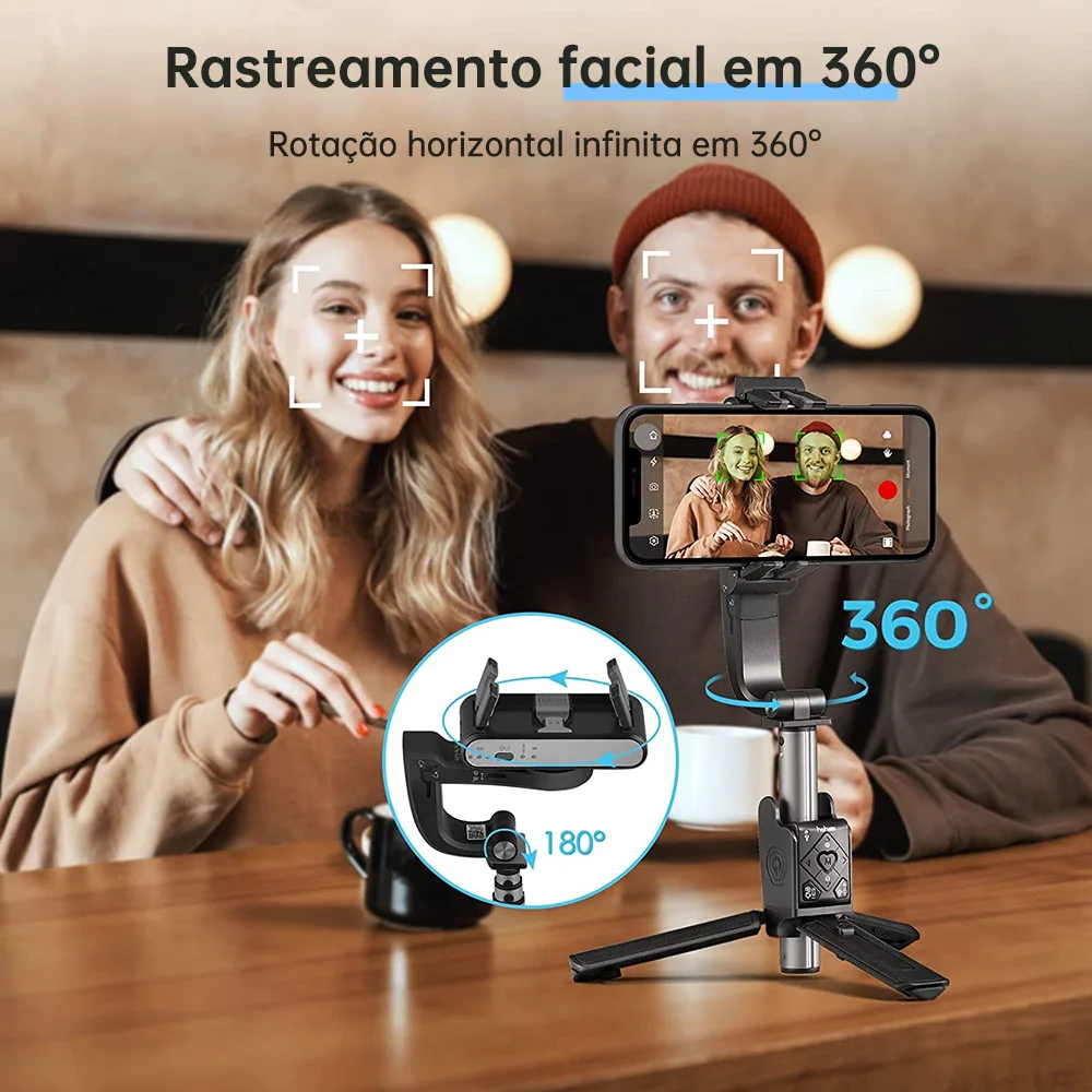 Hohem ISteady Q Handheld Gimbal Stabilizer 360° Rotating Adjustable Phone Selfie Stick APP Control For Smartphone - Image 2