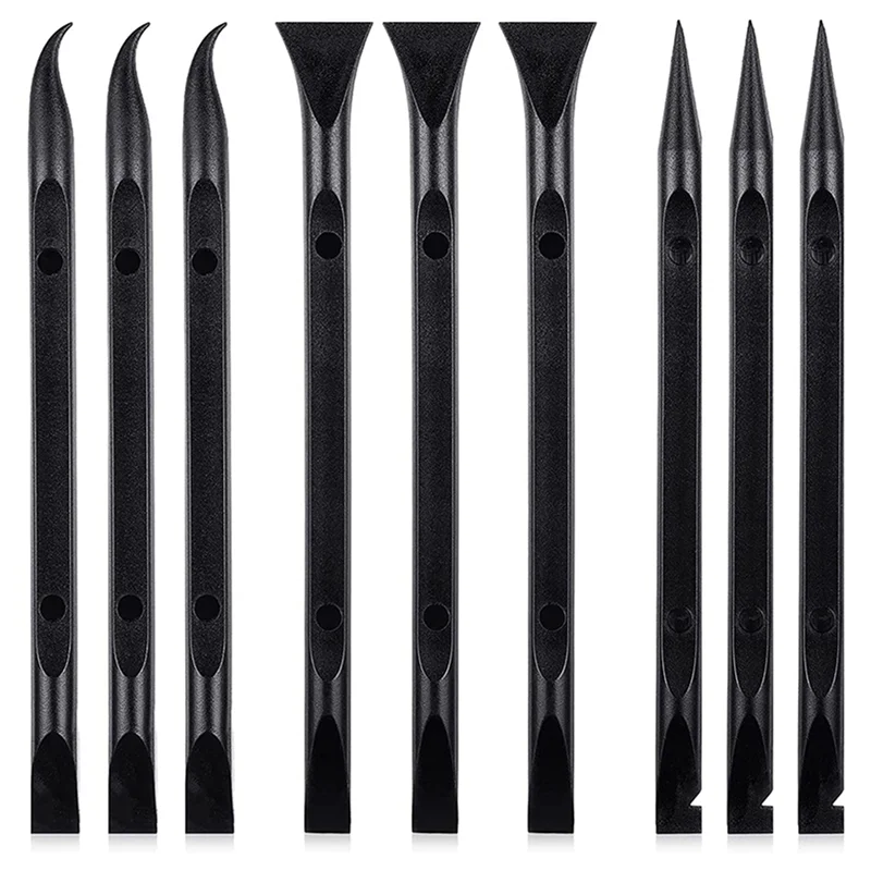 B50B-27 Stuks Plastic Schraper Tool Krasvrije Plastic Schraper Reiniging Pen Vormige Schraper Tool Multifunctionele Label Schraper