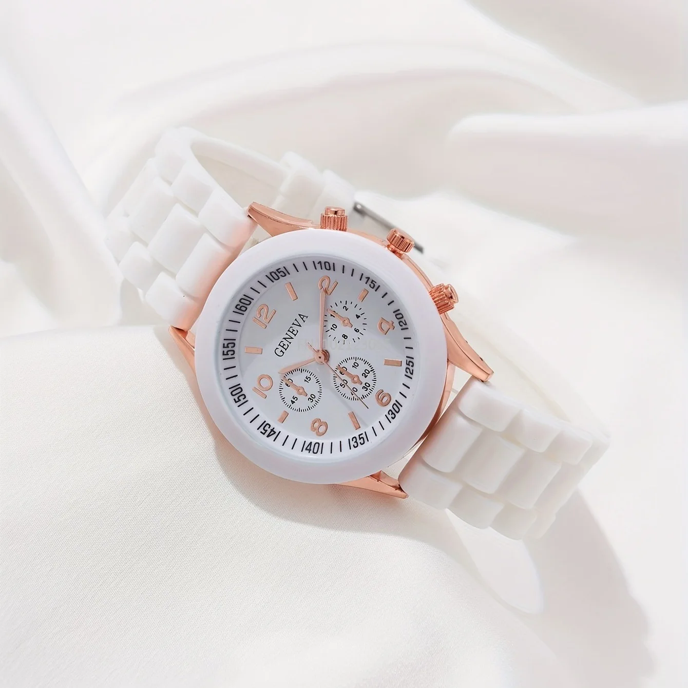 Luxury Watch Set Women Ring Necklace Earrings Rhinestone Fashion Wristwatch Female Casual Ladies Watches Bracelet Clock(No Box)