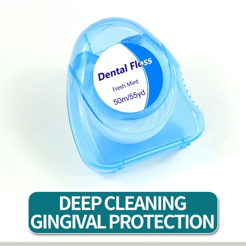 

Mint Dental Floss Roll Household Dental Floss Separate Packaging Clean Gap Slim Household Pack Disposable Dental Floss Line