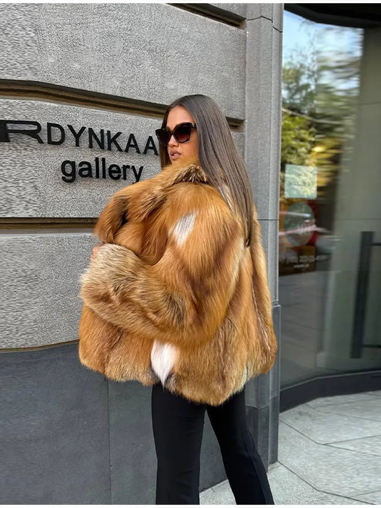 Trendige, edgy-Jacke, anspruchsvolle, trendige, vielseitige weibliche dicke Mantel, Vintage-Chic, stilvoll, lässig, Herbst, Straße, Damen-Oberbekleidung