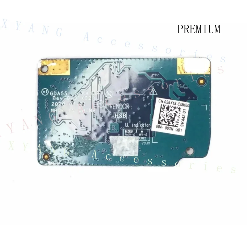 N+ Keyboard Connector Daughter Board LS-K443P CN-026X18 Replacement For Dell Latitude 9520 GDA55 Laptop