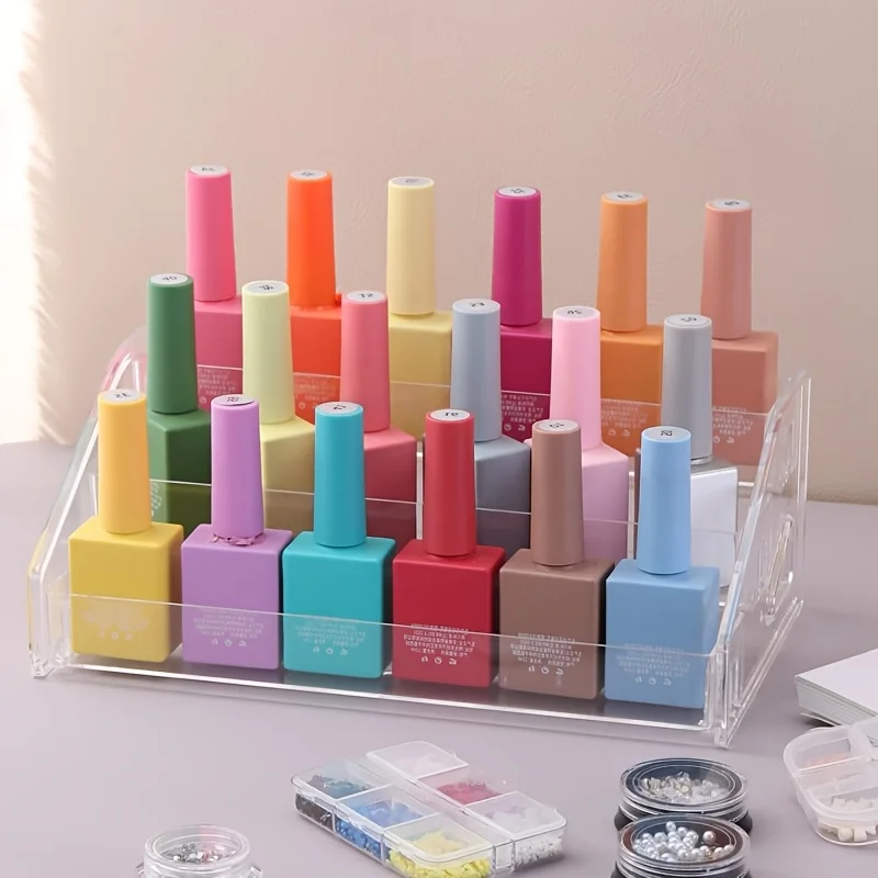 Three-tier Acrylic Nail Polish Organizer, Also Suitable for Storing Perfumes, Cosmetics, and Small Figurines
