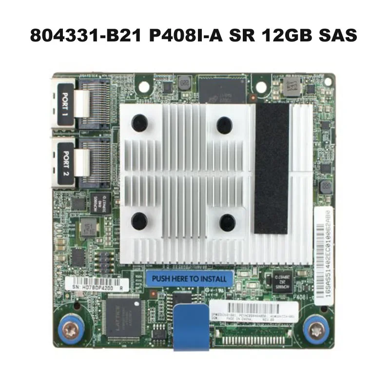 Original 804331-B21 For HPE Smart Array P408I-A SR 12GB SAS 8 Internal lanes/2GB Cache Moudular Controller 836260-001 804334-001