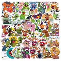 50 PCS Funny Cute Cartoon Muppet Kermit the Frog Stickers for Luggage Laptop iPad Gift Diary Waterproof Sticker