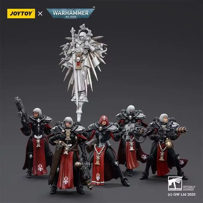 

JOYTOY Dark Source Warhammer 40K Martyrdom Nuns Lord Angel Squad Holy Elephant Flagkeeper Doll