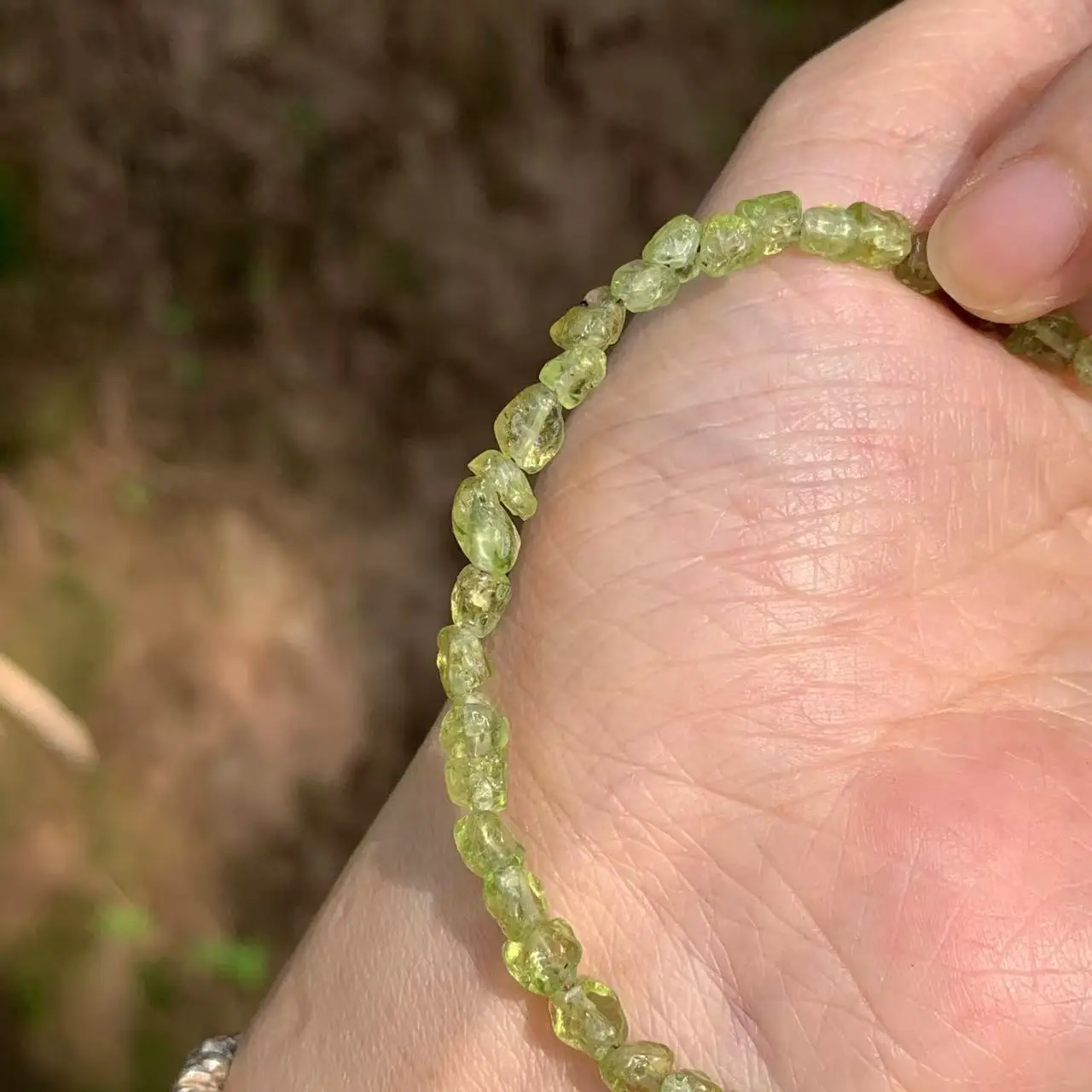 Natural Peridot Bracelet For Woman Olivine Crystal Bracelet Jewelry Green Stones Wholesale Healing Energy Gift Lucky