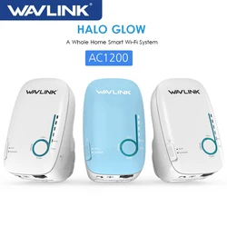 Wavlink Gigabit Wifi Router Dual Band 2.4G&5G AC1200 Whole Home Mesh WiFi System Wireless Router Wall-Mounted Wi-fi Repeater