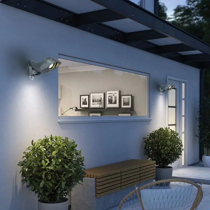 American Industrial Outdoor Waterproof Wall Lamps Creative Personality LED Sconces Aisle Corridor Garden Entrance Balcony Lights
