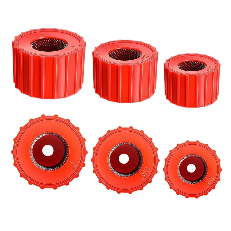Bộ 6 Ống Đồng Sạch, Tiện Dụng Có Kích Thước Thợ Sửa Ống Nước, Ống Bàn Chải Cọ Rửa Làm Sạch Cho Đồng, ống Đồng Bụi (3 Kích Thước)