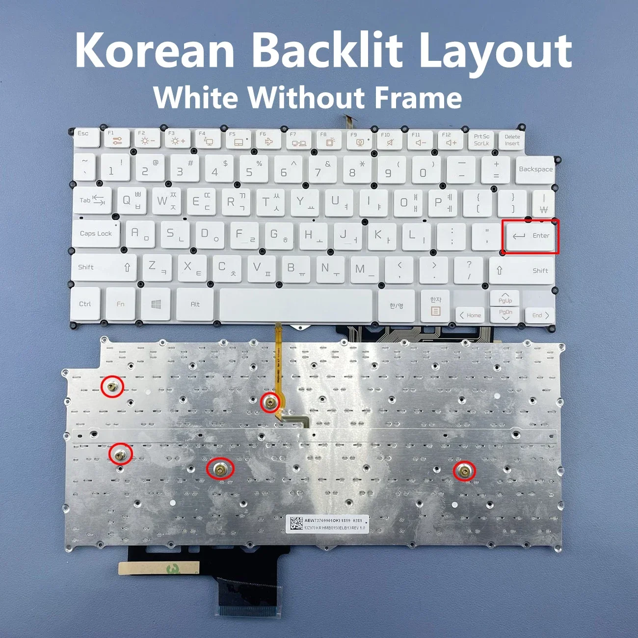 Korean Backlit Keyboard For LG 13Z970 14Z970 14ZD970 14Z970-G 14Z970-E 14Z970-L 14Z970-T 14Z970-G.AA53C 14Z970-G.AA75C AA76C