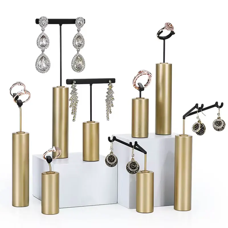 

Earring Display Rack Ring Display Props Premium Metal Earrings Ring Jewelry Rack Earrings Window Display