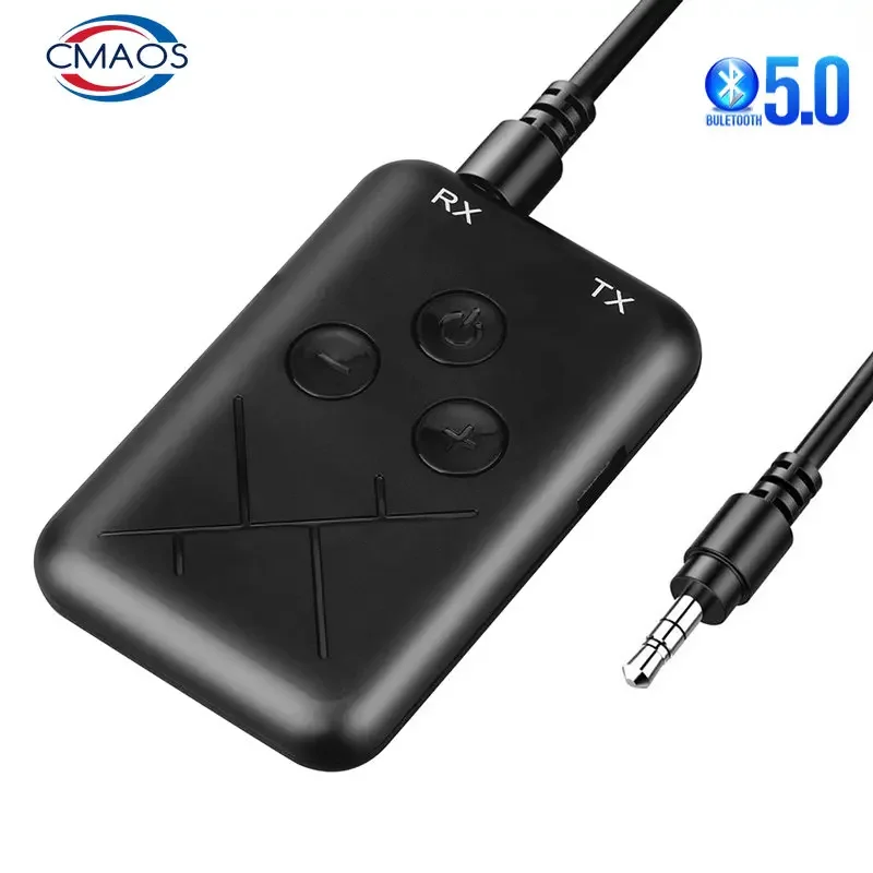 Bluetooth Receiver Transmitter 2 in 1 Stereo APTX Wireless Aux Audio Receiver 3.5mm Jack RCA Car Adapter for TV PC BT 5.0 4.2