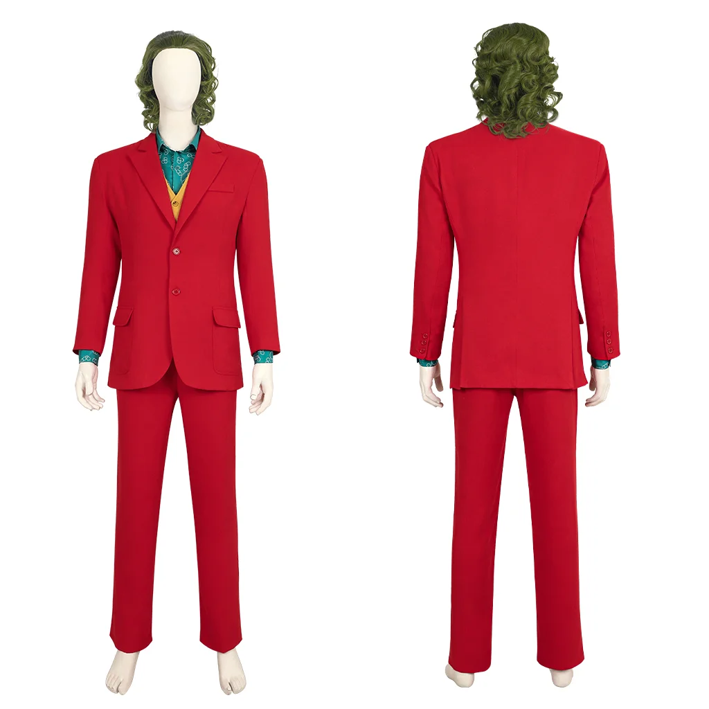 Arthur Cosplay Fleck przebranie na karnawał garnitury męskie strój jednolity film Cosplay Halloween karnawał przebranie ubrania imprezowe