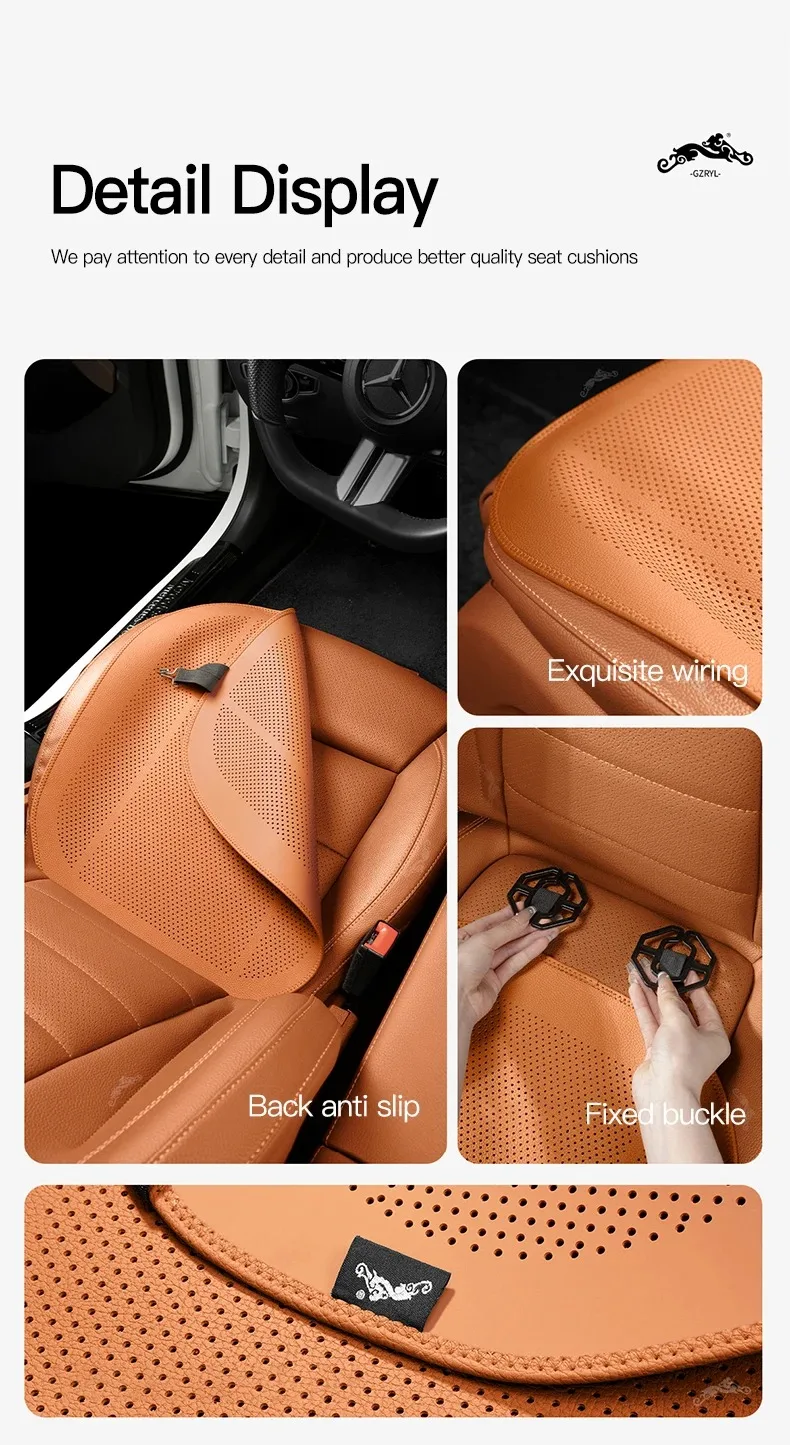 Neuer Autositzbezug, ultradünnes Sitzschutzpolster, Sitzkissen für Cadillac CTS SRX XTS CT6 XT5 XT4 XT6 CT4 / CT5 LYRIQ Celestiq – Detail 9