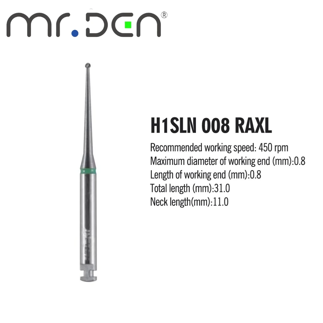 Germany Oko Dental Tungsten Carbide Burs RA Shank Root Canal Prep Kit Turning Needle Ball Drill