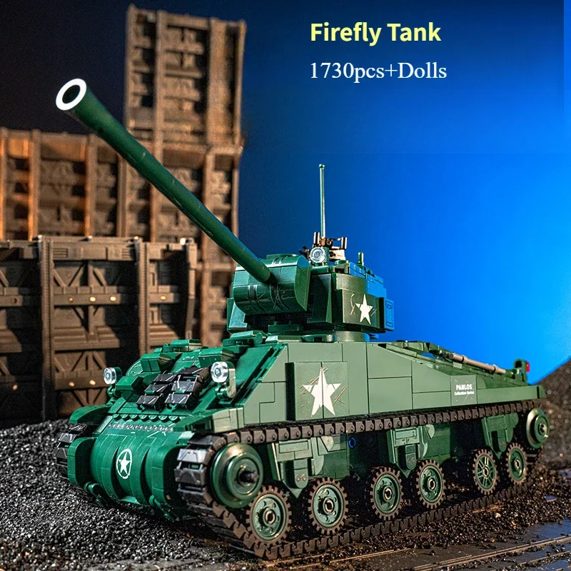 

WW2 Military Tanks Building Blocks Police Germany SU-10/King Tiger Main Battle Tank Soldier Bricks Army Toys for Children Gifts