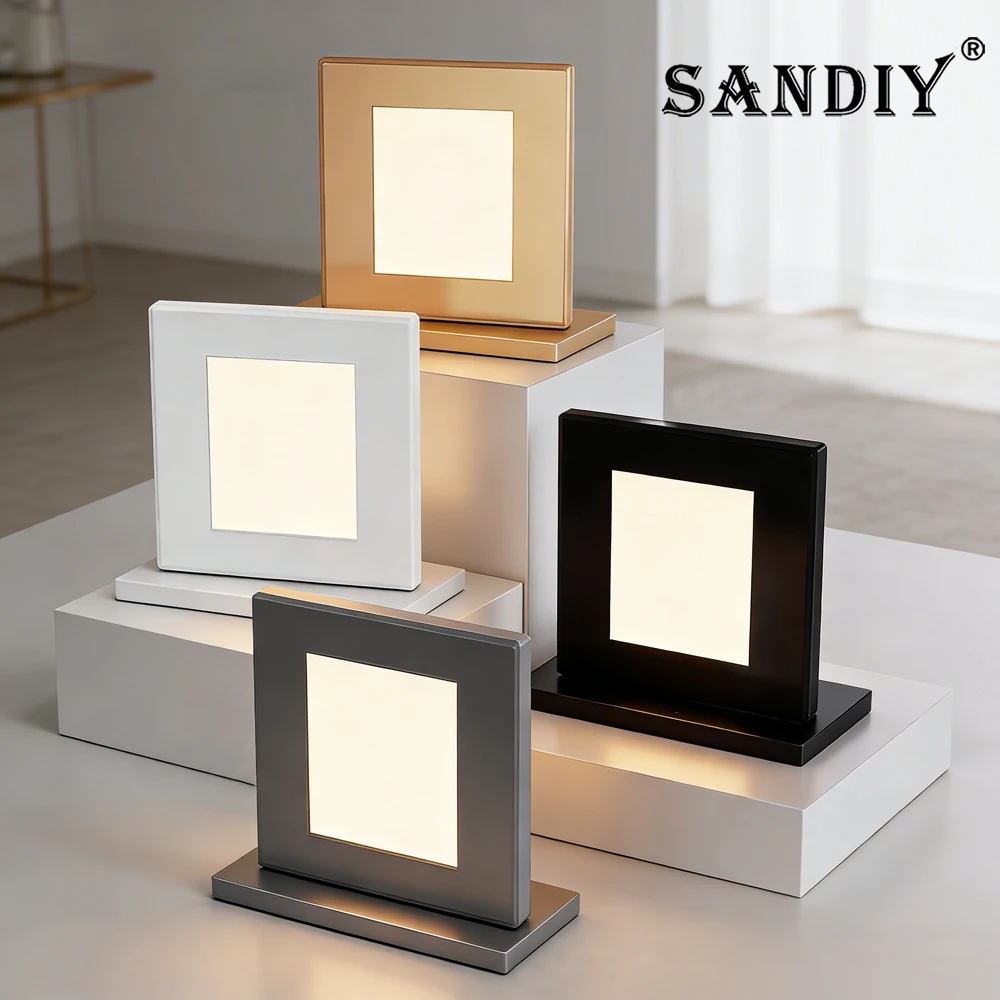 SANDIY Indoor Stair Lamp Motion Sensor Nightlights Recessed Wall Sconce Radar Induction Foot Light Aisle Bathroom Foyer Lighting