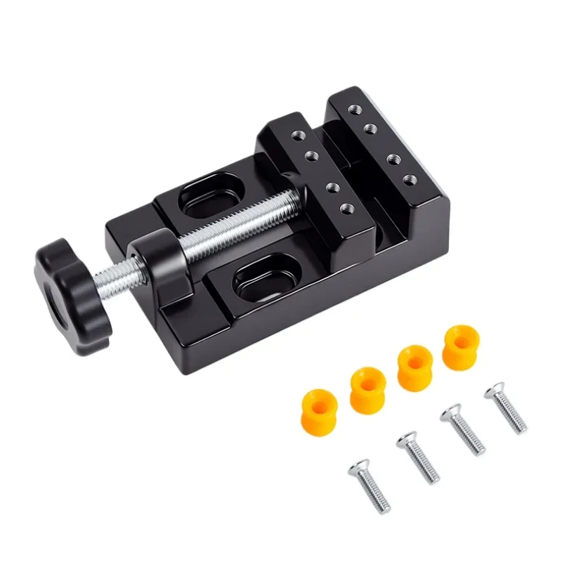 Universelle Mini-Schraubstock-Klemmvorrichtung, kleine Tischklemme, Parallelzange für Schmuck, Skulpturen, Handwerk, Modellbau und Elektronik – Detail 3