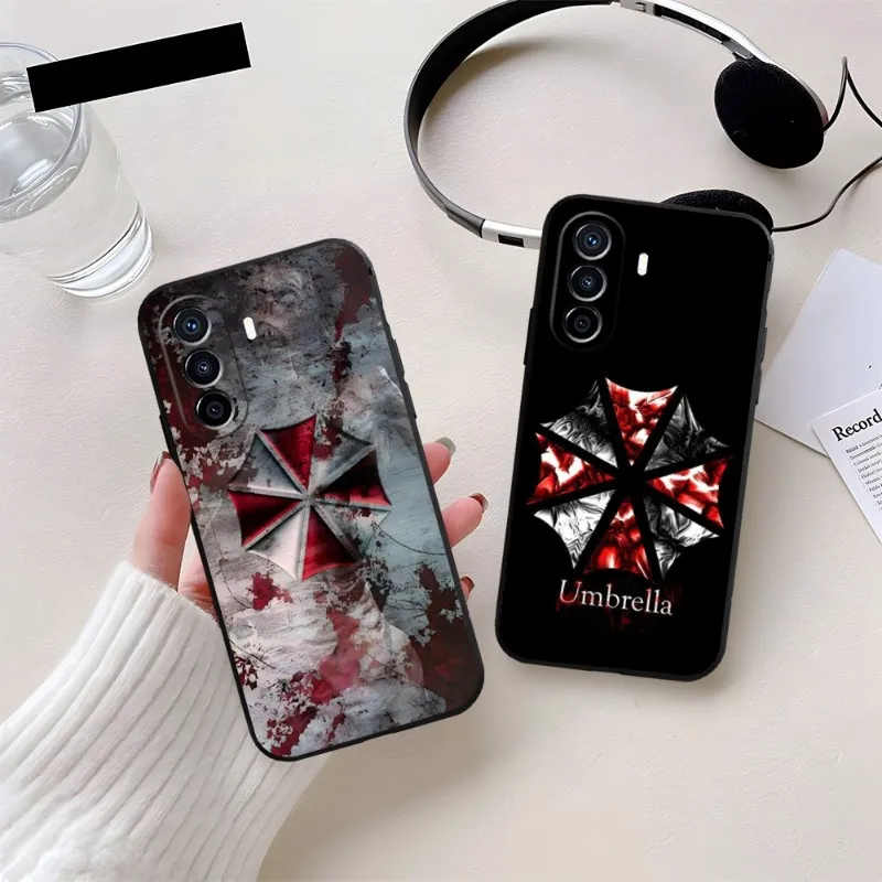 Umbrella Corporation Phone Case Fundas For Huawei P40 P50 P30 P10 P20 Lite Mate 40 Pro Plus Psmart Z 6 7 5 Back Cover