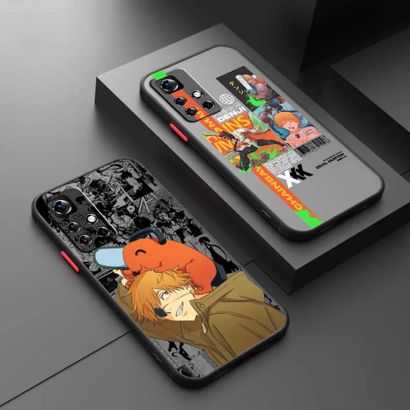 Человек с бензопилой в стиле аниме Cool для Xiaomi Redmi 114C 13C 13 12C 11A 10A K70 K60 K50 K40 K30 K20 Матовый полупрозрачный чехол для телефона Человек с бензопилой в стиле аниме Cool для Xiaomi Redmi 114C 13C 13 12C 11A 10A K70 K60 K50 K40 K30 K20 Матовый полупрозрачный чехол для телефона