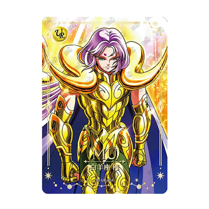 

Накидка со священным плащом Kayou Gold Saint Seiya Series 3, пробуждение UR/SSR Hilda Pandora Athena, один лист, полный набор, оригинальная коллекционная карточка