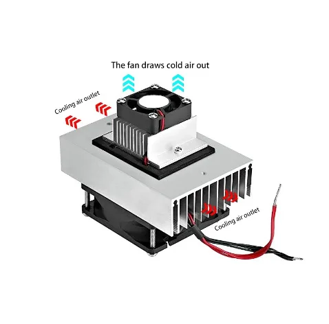 12V Cooling System Kit Semiconductor 72W Refrigeration Cooling System Miniature Air Conditioning Cooling Module