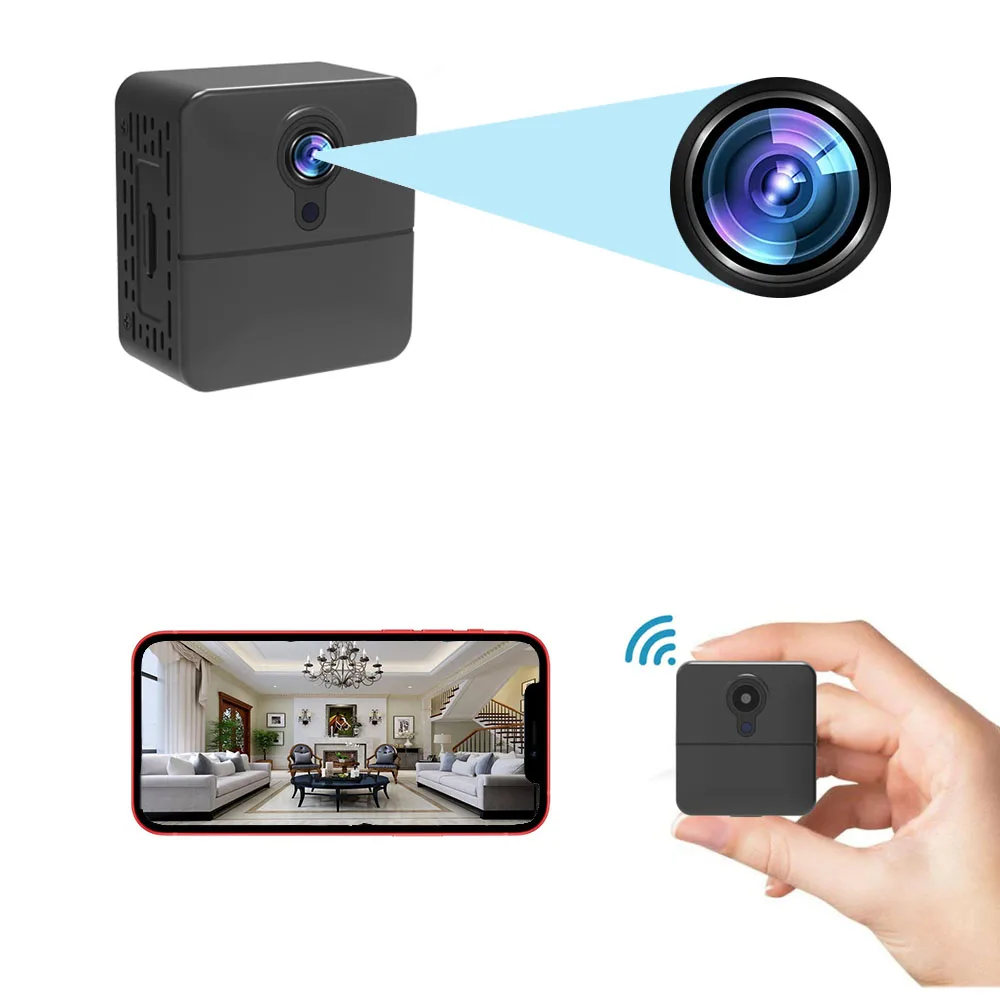 

Mini Camera WiFi Smart Wireless Camcorder IP Hotspot HD Night Vision Video Wsdcam FULL HD 1080P