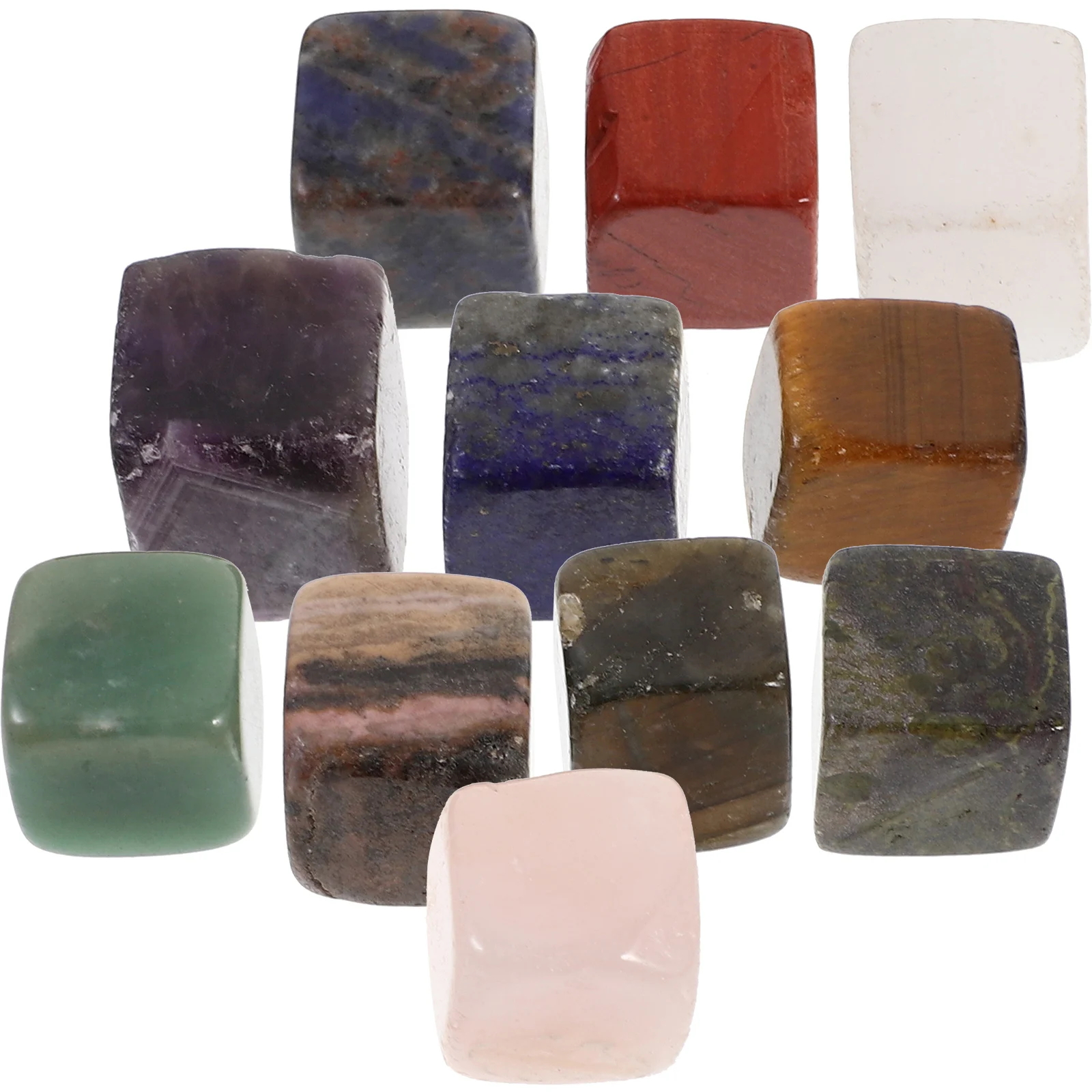 

11 Pcs Ice Cubes Clear Gems Whiskey Stones Reusable Drink Chillers For Whiskey Ice Cubes Cooling Beverages