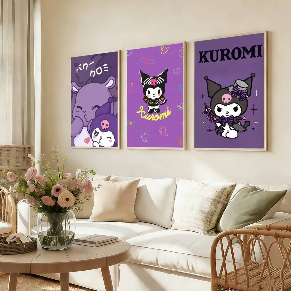 Pegatinas de póster geniales y bonitas de K-KuromiS SRO, impresión artística Premium, decoración de pared Retro, sala de estar, dormitorio, hogar, regalos HD impermeables
