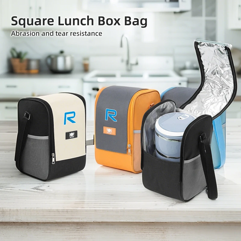 

Car Insulation Bento Bag Student Thickened Waterproof Lunch Bag For Volvo AWD C30 C70 S60 S80 S90 T6 V40 V50 V60 V70 V90 XC40