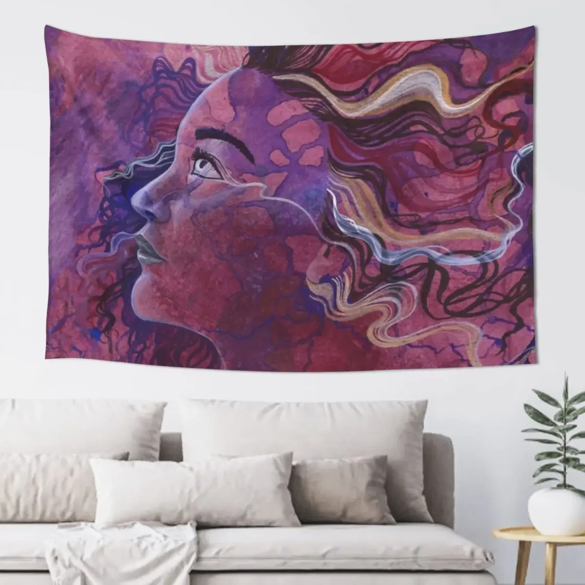 Carmine Tapestry Wall Decor Hanging Decorative Wall Mural Tapestry