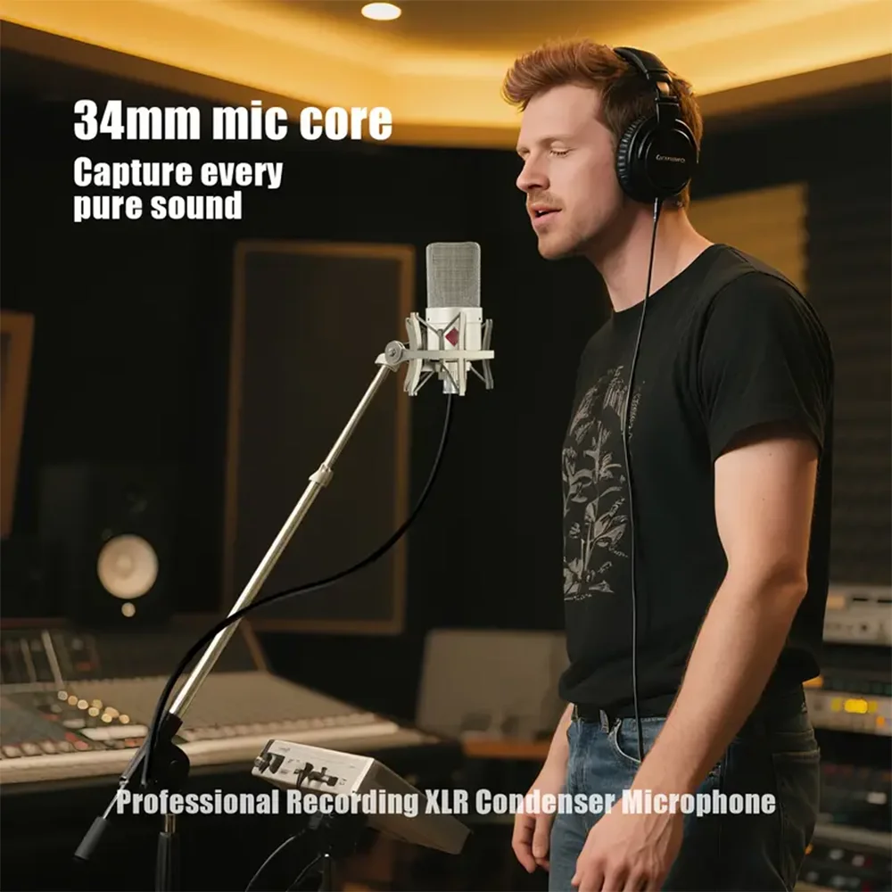 Professional 26mm Core Condens - Streaming Mic Condenser ulasan dan harga
