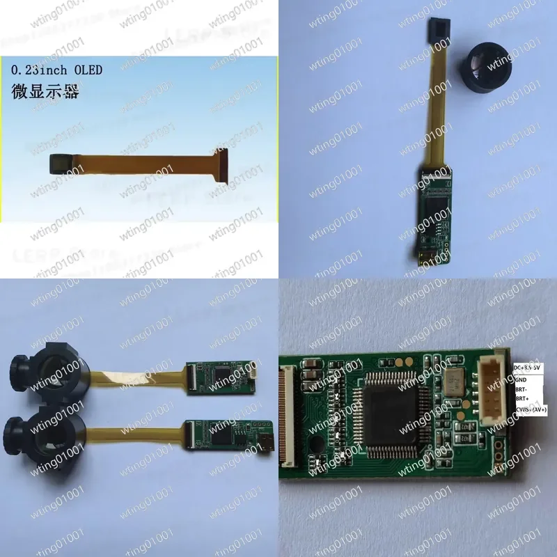 for OLED ECX336B/A High Luminance 2300cd Module with Optical CVBS HDMI Connectivity for Night Vision Helmet Display System
