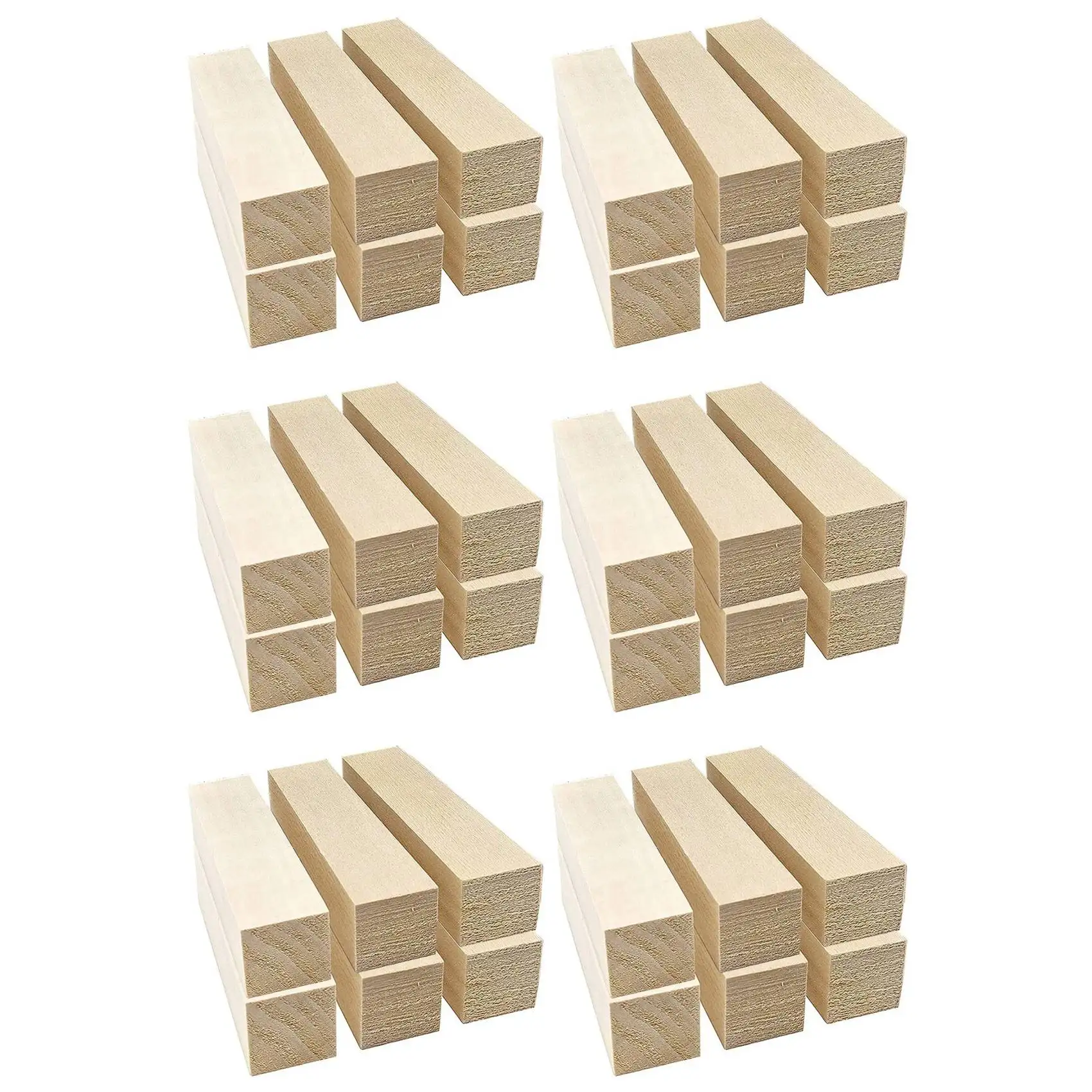 

【CHRISTMAS 】36Pcs Basswood Carving Blocks For Wood Beginners Carving Hobby Kit DIY Carving Wood
