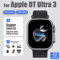 2025 New DT Ultra 3 Smart Watch AMOLED HD Screen 4GB MP3 MP4 Player Bluetooth Network Sharing APP Store Chat GPT smart watch Men