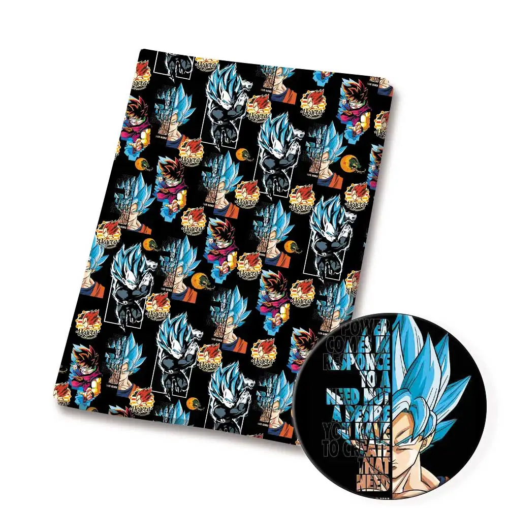 dragon ball Anime peripherals Fabric 140*50cm DIY Sewing Patchwork Quilting Baby Dress Printed Fabric Fabric Sewing Kids