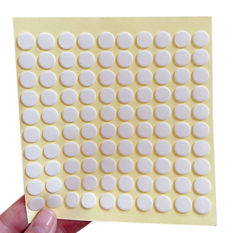 Clear Invisible Balloon Glue Points Double Sided Adhesive Dots Stickers Tape Round Self Adhesive