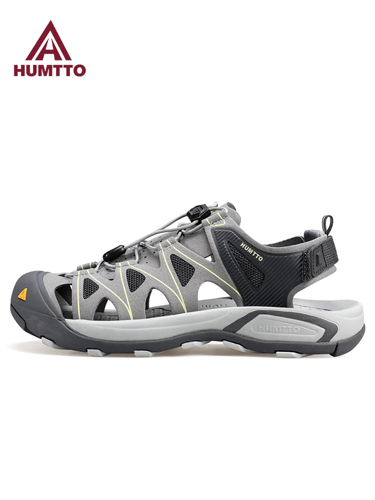 HUMTTO sepatu sandal hulu pria, sneaker perempuan Trekking alas kaki Aqua bernafas