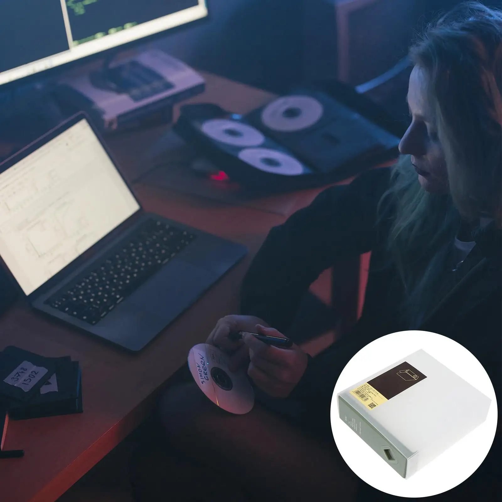 CD Storage Dvd Case Non-woven Fabric Hard Handle Holder Disc Plastic CD Box Optical Disks Storage Box Material Stacking