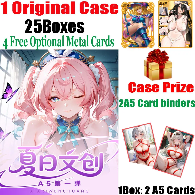 

XIARIWENCHUANG A5 Акриловая цветная бумага Demon Slayer Honkai: Star Rail Zenless Zone Zero JJK Популярные коллекционные карты Goddess