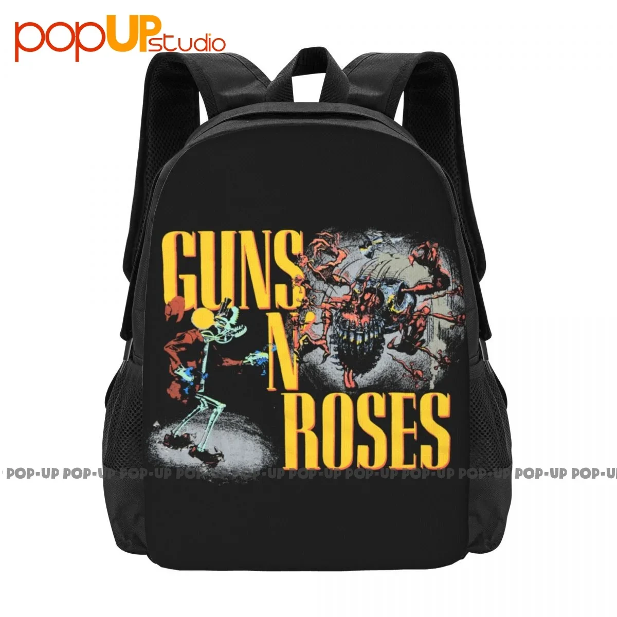 Guns N Roses Was Here 1980 Tour Vintage P-336 Backpack Large Capacity Hot Softback Sports Style Clothes Backpacks