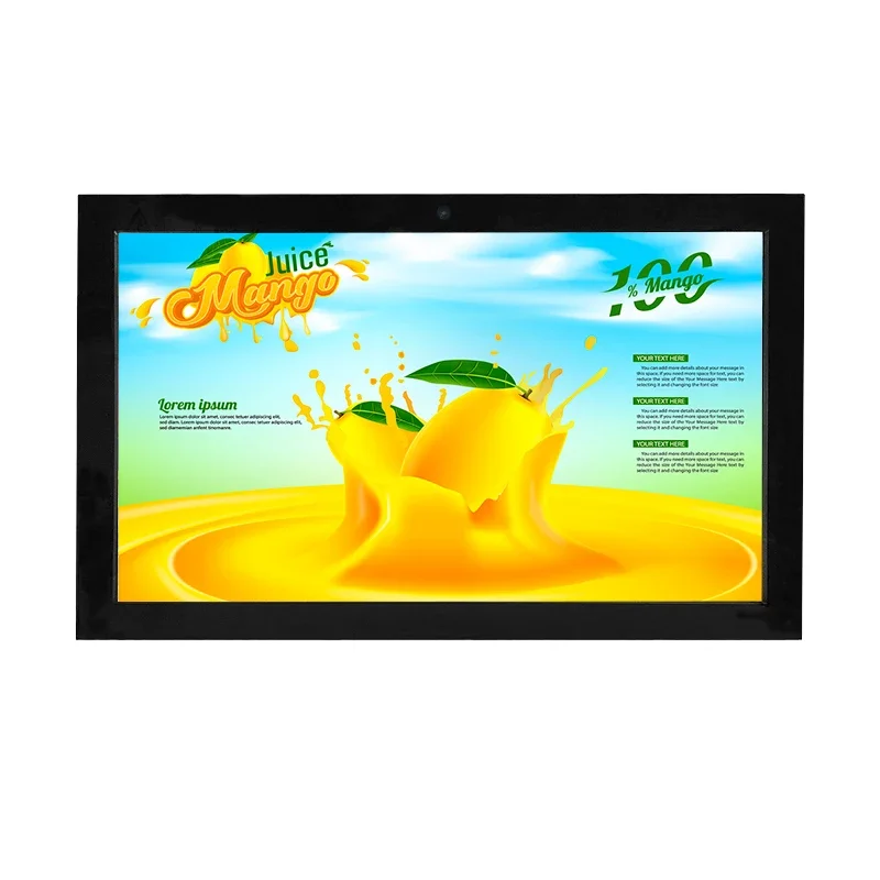 

32/43/55/65/75/86 Inch Waterproof Tv Ip65 Monitor Digital Signage Advertising LCD Touch Screen Outdoor Wall Mounted Display