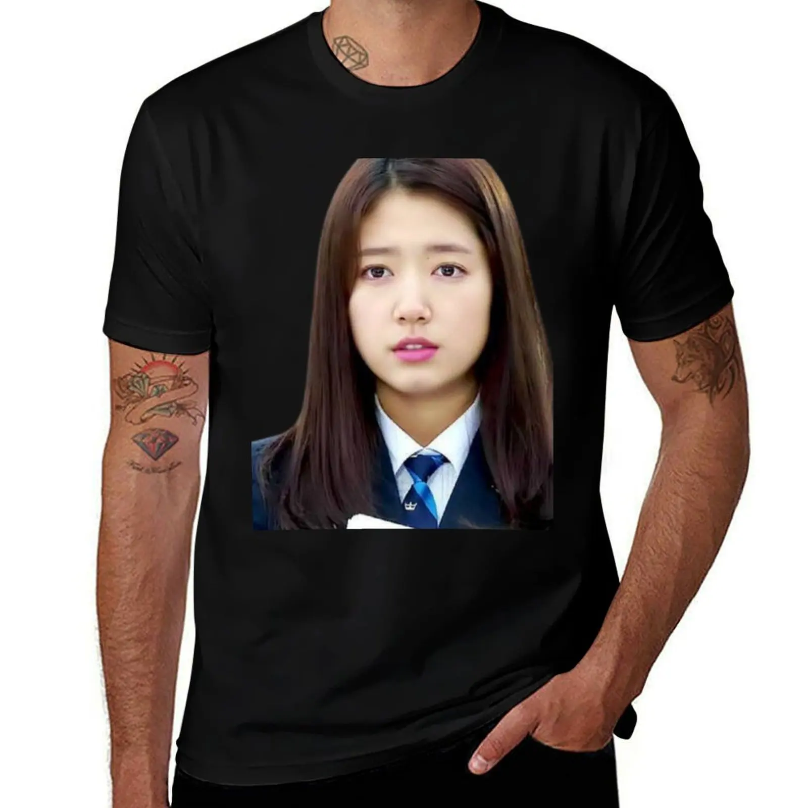 Park shin Hye T-Shirt summer clothes anime stuff shirts graphic tees customizeds mens champion t shirts